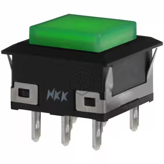 UB25KKW015F-FF - NKK Switches - Pushbutton Switches