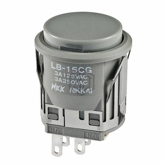 LB15CGW01-H - NKK Switches - Pushbutton Switches