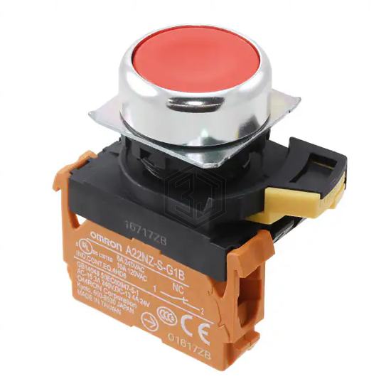 A22NN-RNM-NRA-G002-NN - Omron Automation and Safety - Pushbutton Switches