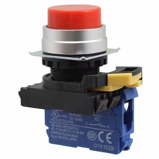 A22NN-MPM-NRA-G100-NN - Omron Automation and Safety - Pushbutton Switches