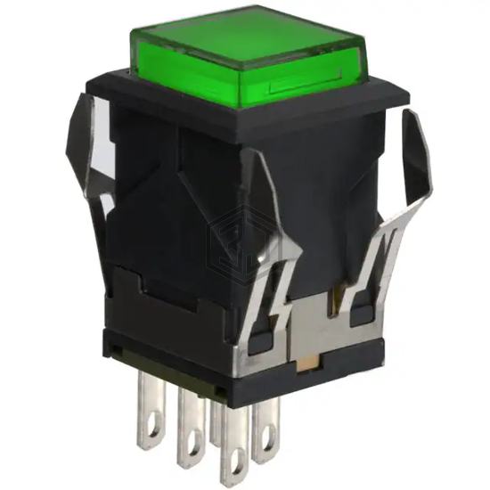 LB16SKW01-5F-JF - NKK Switches - Pushbutton Switches