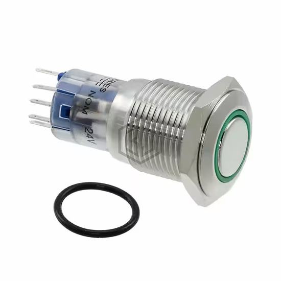 PV3WF2B0SS-335 - E-Switch - Pushbutton Switches