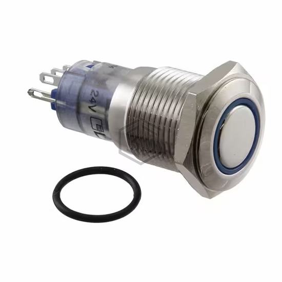 PV3WF2B0SS-345 - E-Switch - Pushbutton Switches