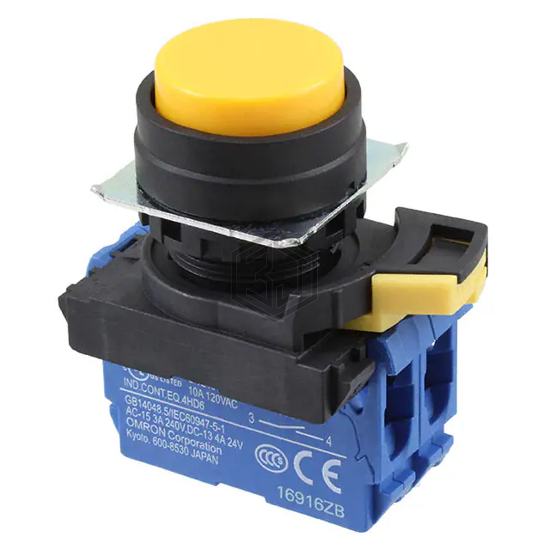 A22NN-BPA-NYA-G101-NN - Omron Automation and Safety - Pushbutton Switches