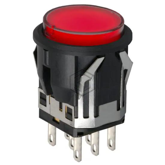 LB26CKW01-5C-JC - NKK Switches - Pushbutton Switches