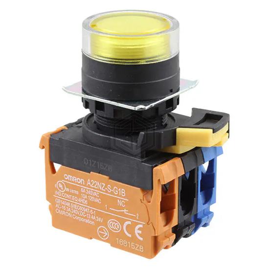 A22NL-BGM-TYA-G102-YD - Omron Automation and Safety - Pushbutton Switches