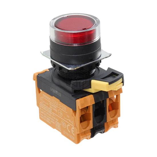 A22NL-BGM-TRA-G202-RD - Omron Automation and Safety - Pushbutton Switches
