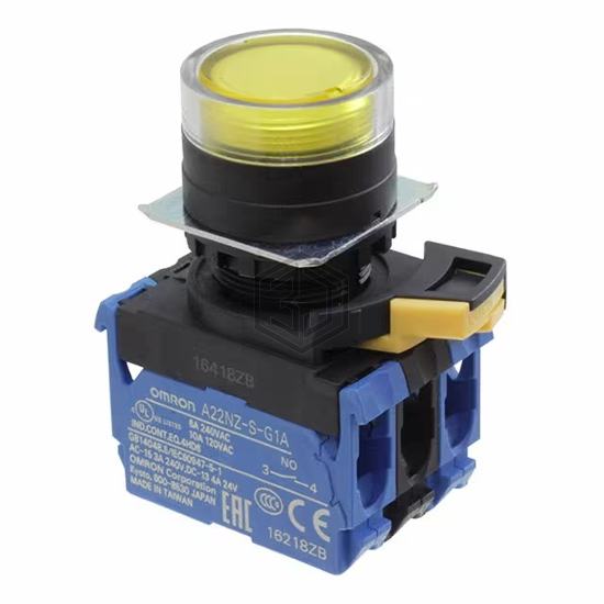 A22NL-BGM-TYA-G101-YD - Omron Automation and Safety - Pushbutton Switches