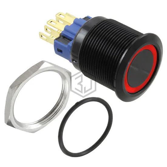 PV7F2T011-3R4 - E-Switch - Pushbutton Switches