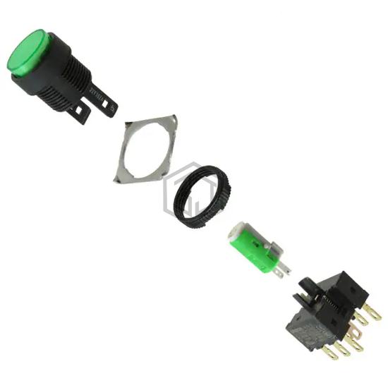A165L-TGA-24D-2 - Omron Automation and Safety - Pushbutton Switches