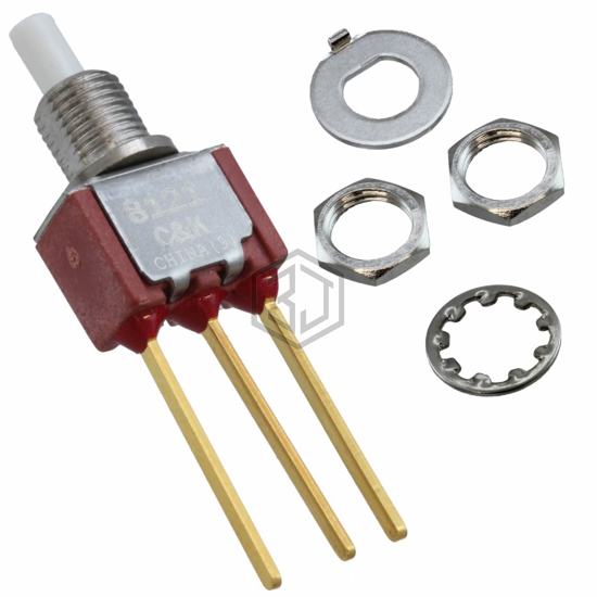 8121SHWGE - C&K - Pushbutton Switches