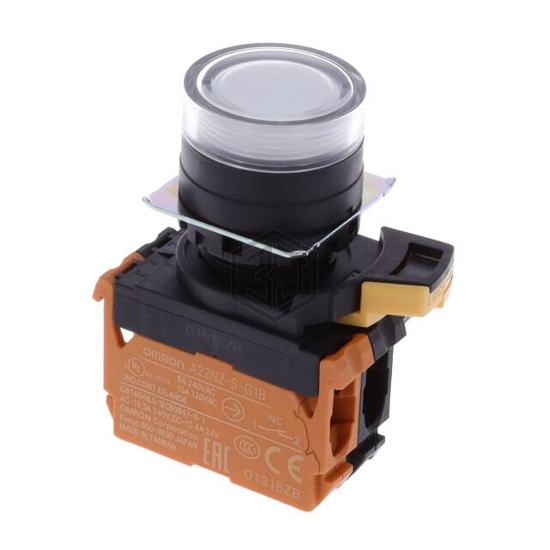 A22NL-BGM-TWA-G202-WC - Omron Automation and Safety - Pushbutton Switches