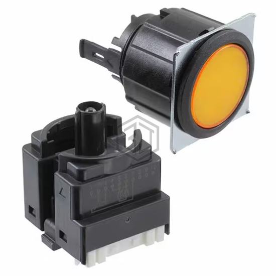 A3UL-TBY-2A1C-M - Omron Automation and Safety - Pushbutton Switches
