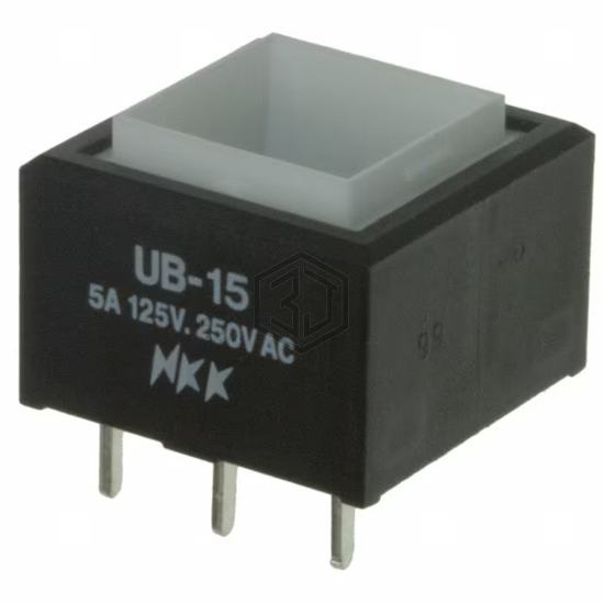 UB15SKW03N - NKK Switches - Pushbutton Switches