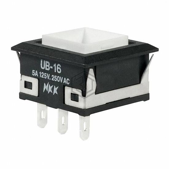 UB16KKW01N - NKK Switches - Pushbutton Switches