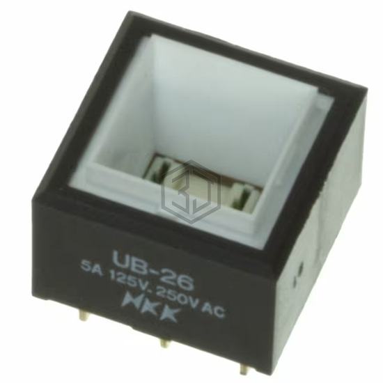 UB26SKW03N - NKK Switches - Pushbutton Switches