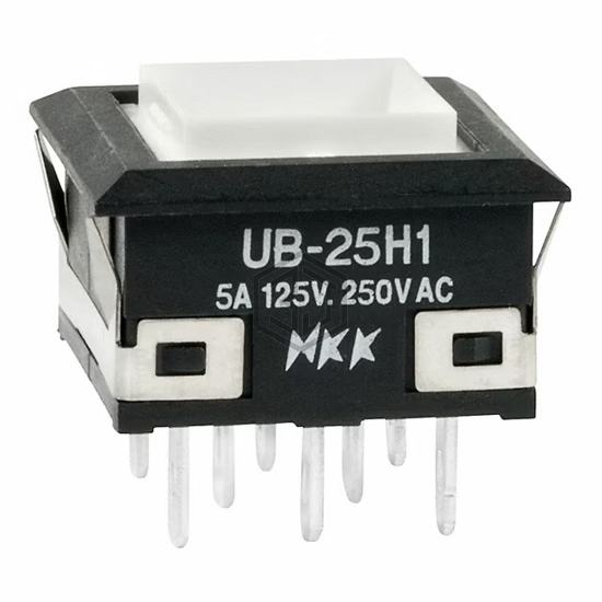 UB25KKW015F - NKK Switches - Pushbutton Switches