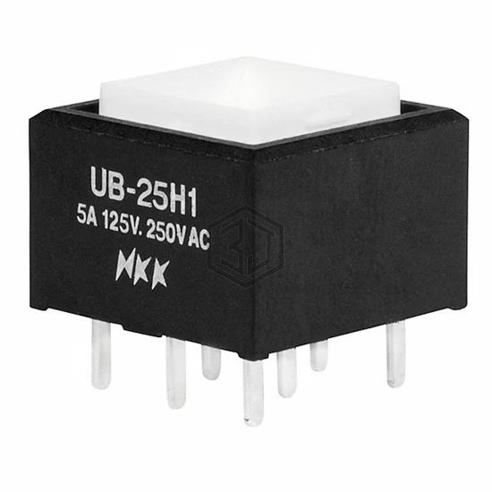 UB25SKW035C - NKK Switches - Pushbutton Switches