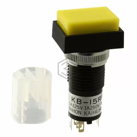 KB15RKW01-12-EB - NKK Switches - Pushbutton Switches