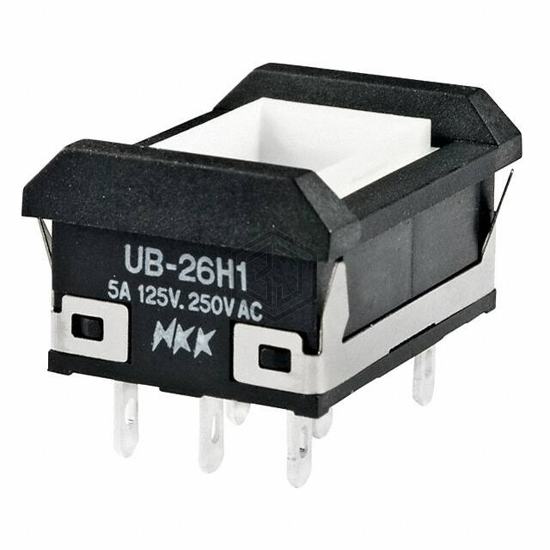 UB26NBKW015D - NKK Switches - Pushbutton Switches