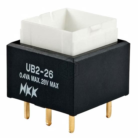 UB226SKG03N-4JB - NKK Switches - Pushbutton Switches