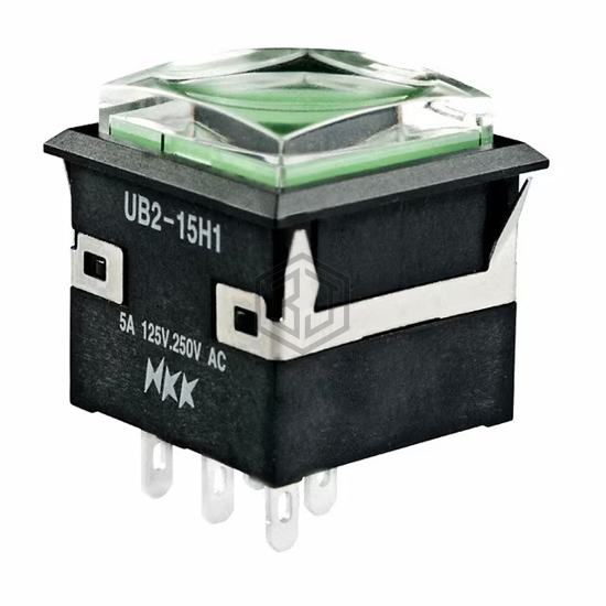 UB215KKW015F-1JF - NKK Switches - Pushbutton Switches
