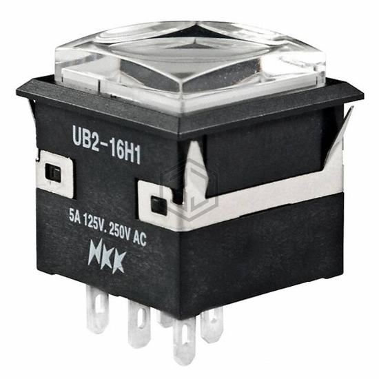 UB216KKW015F-1JB - NKK Switches - Pushbutton Switches