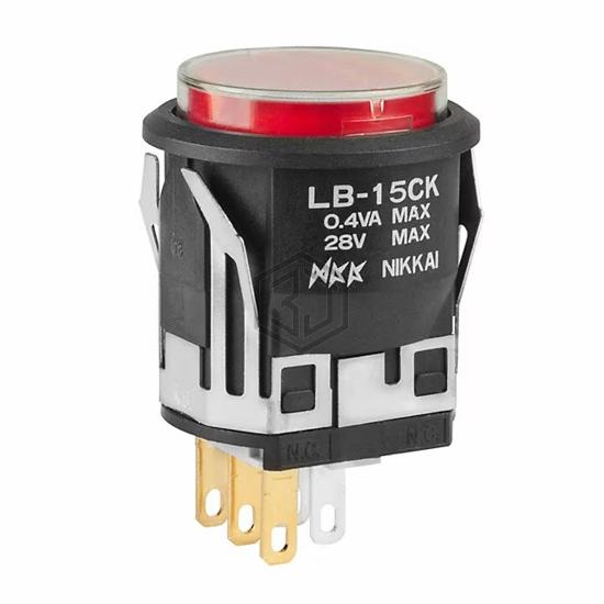 LB15CKG01-5C-JC - NKK Switches - Pushbutton Switches