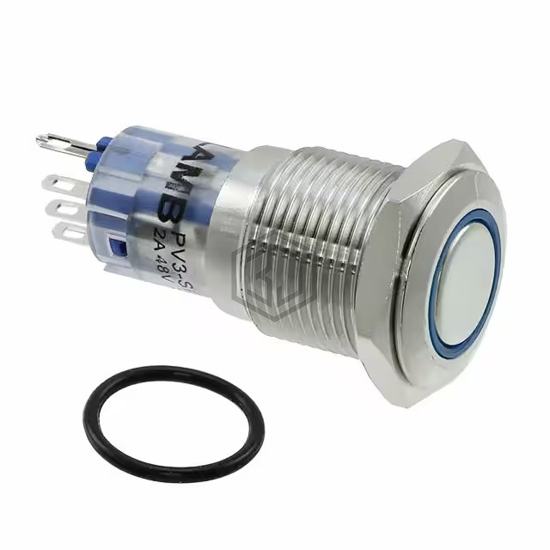 PV3WF2B0SSG-341 - E-Switch - Pushbutton Switches