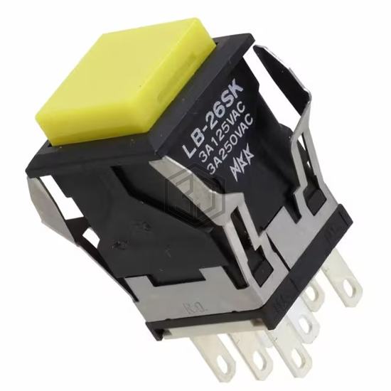 LB26SKW01-12-EJ - NKK Switches - Pushbutton Switches