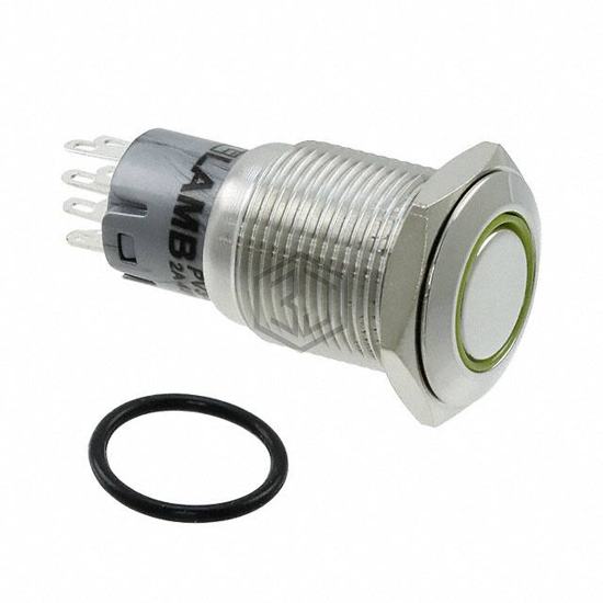 PV3F2H0SS-355 - E-Switch - Pushbutton Switches