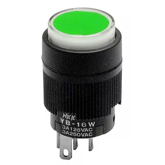 YB16WCKW01-5F-JF - NKK Switches - Pushbutton Switches