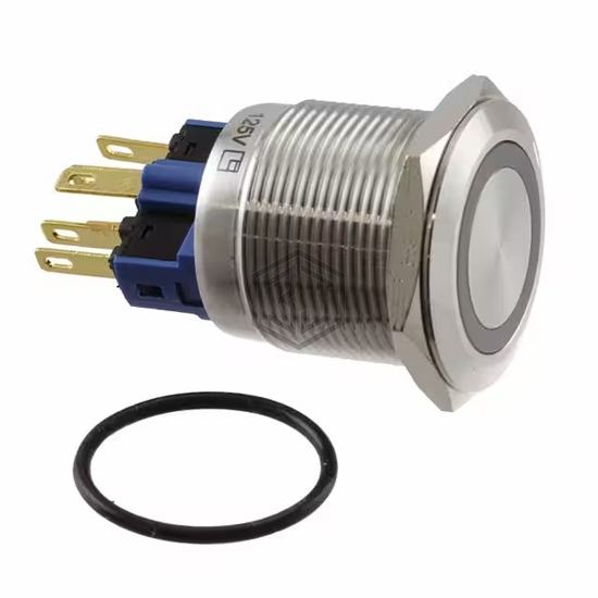 PV7F2T0SS-316 - E-Switch - Pushbutton Switches