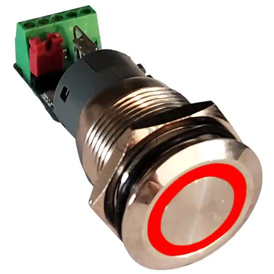 LS-19-S-R - LogiSwitch - Pushbutton Switches