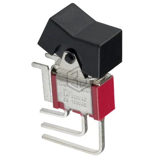 300SP1J1BLKM7QE - E-Switch - Rocker Switches