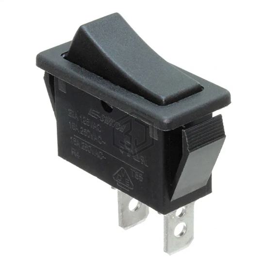 R4ABLKBLKEF0 - E-Switch - Rocker Switches
