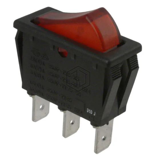 RB141D1000-116 - E-Switch - Rocker Switches