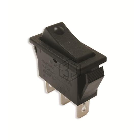 R4DBLKBLKEF0 - E-Switch - Rocker Switches