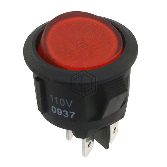 RRA12C1000-116 - E-Switch - Rocker Switches