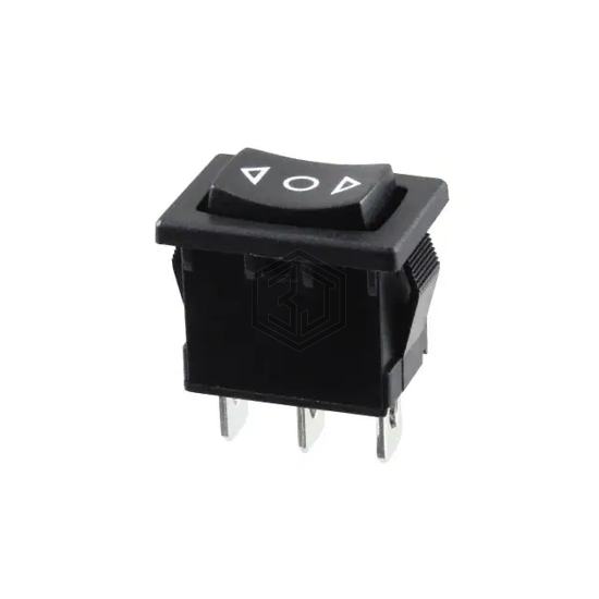 R1966IBLKBLKHF - E-Switch - Rocker Switches