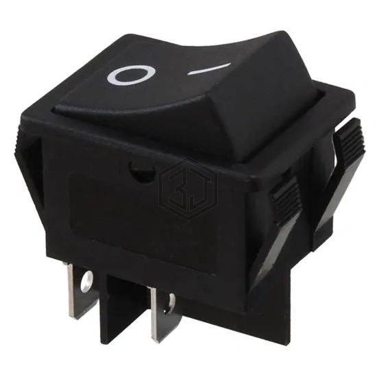 R5FBLKBLKFF0 - E-Switch - Rocker Switches
