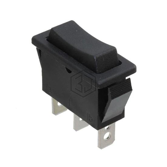 R4GBLKBLKEF0 - E-Switch - Rocker Switches
