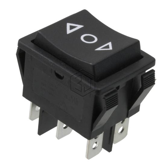 R5GBLKBLKHF0 - E-Switch - Rocker Switches