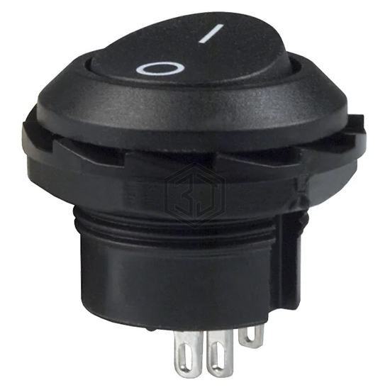 RR3130CBLKBLKFS - E-Switch - Rocker Switches