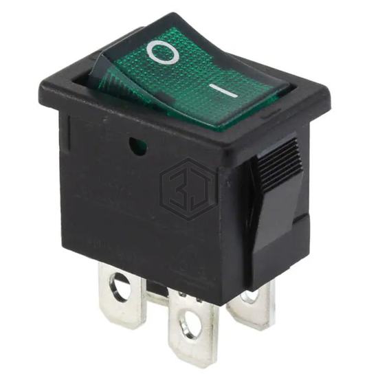 R1973BBLKGILFF1 - E-Switch - Rocker Switches