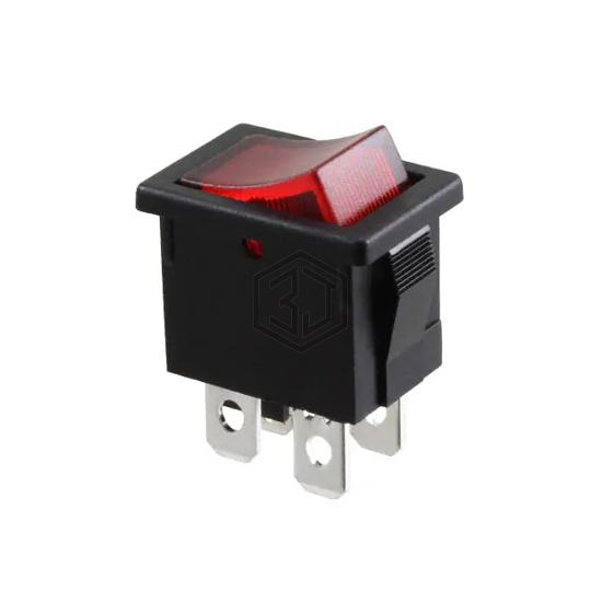R1973BBLKRILEF4 - E-Switch - Rocker Switches