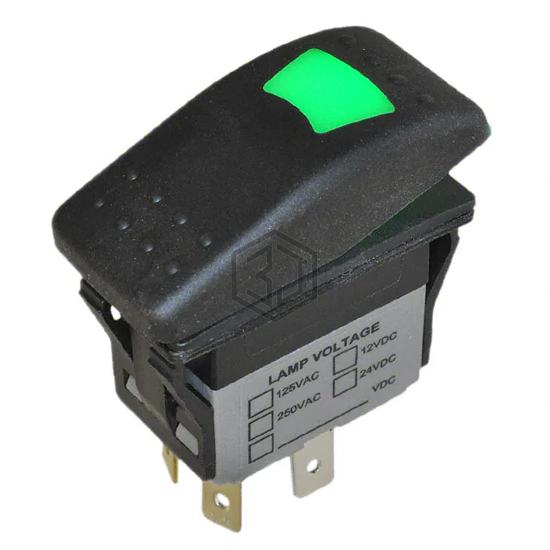 R711FE1-SXXX2BDGNW - E-Switch - Rocker Switches