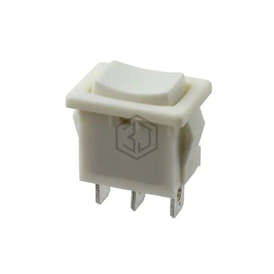R1966DWHTWHTES - E-Switch - Rocker Switches
