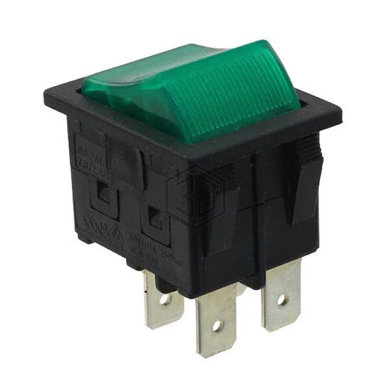 RBW2ABLKGILEF1 - E-Switch - Rocker Switches