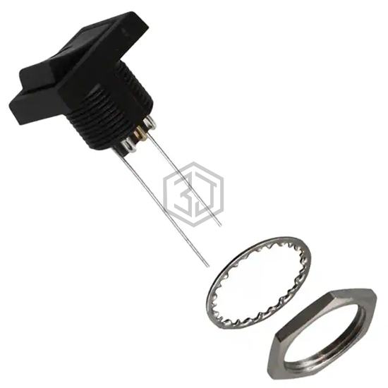 TRD13D10WLLR204 - TE Connectivity ALCOSWITCH Switches - Rocker Switches